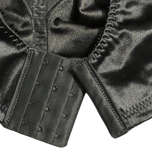 Bali Bra Womens Size 38D Double Support Full Figure Wireless DF3820 Black Bra - Picture 4 of 10